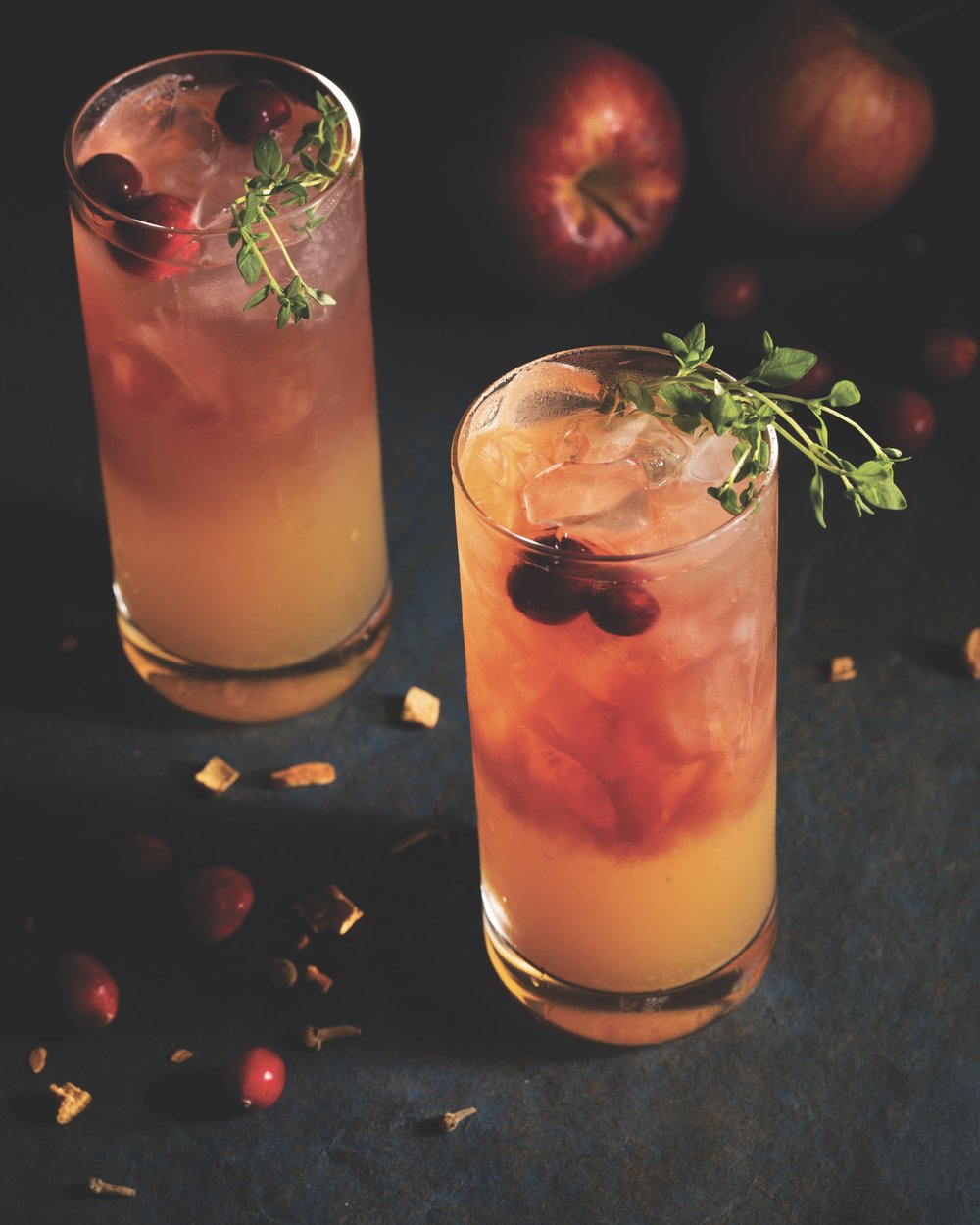 Cranberry Kombucha Apple Cider Rum Punch Table Magazine