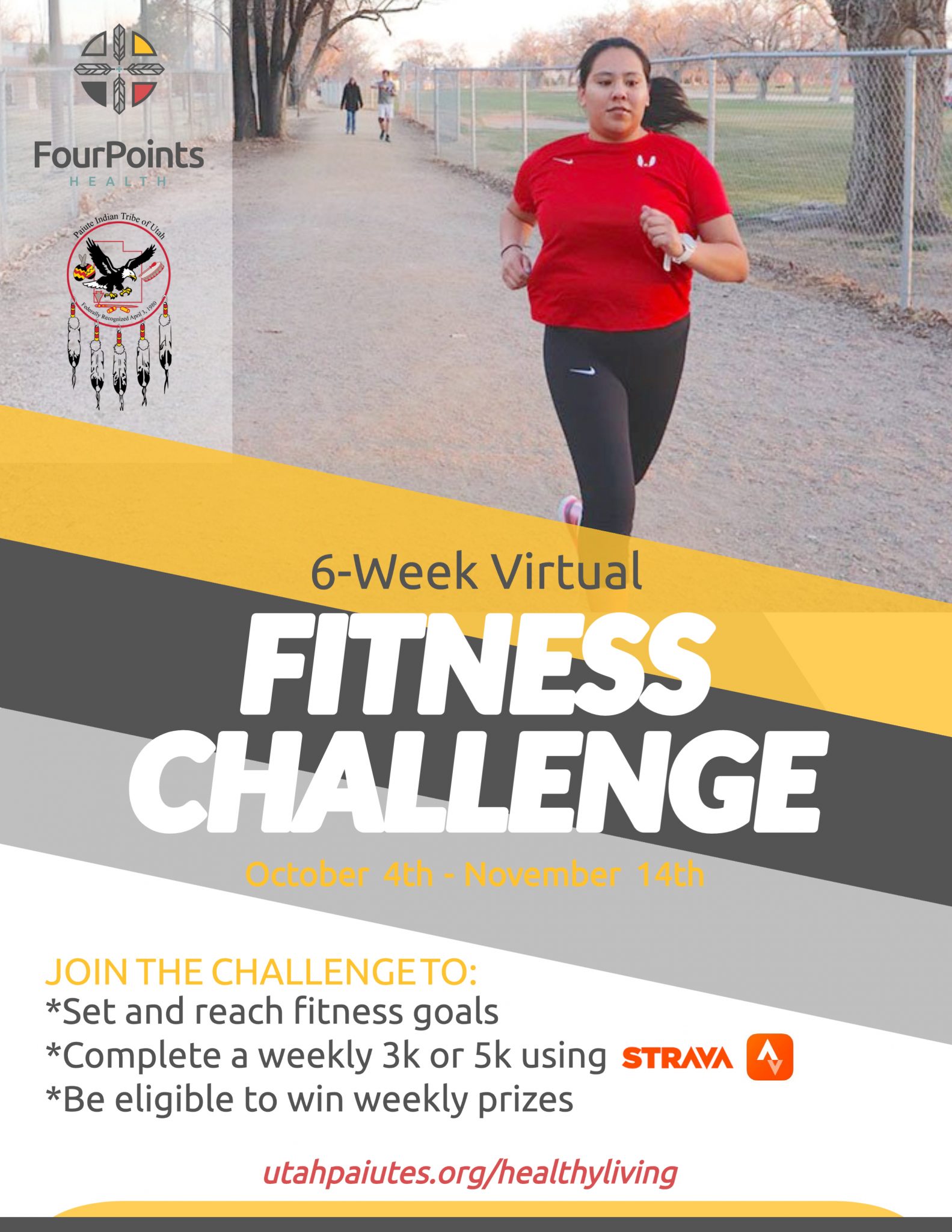 Join the 6Week Fitness Challenge! Paiute Indian Tribe of Utah