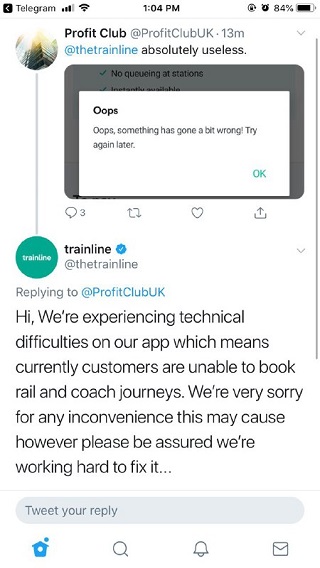 Trainline Down, App Not Working & Throwing Error On Booking Tickets? Don't Worry, Company Is Aware - Piunikaweb