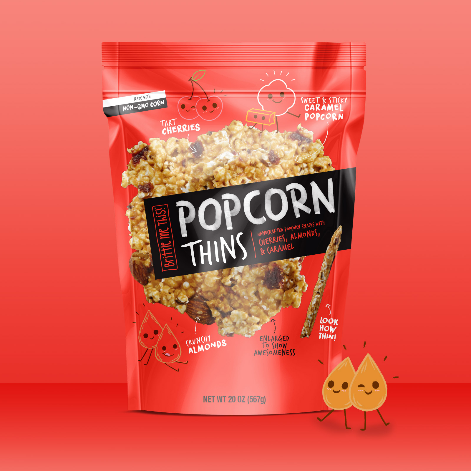 Popcorn Thins Branding & Packaging Pivot Marketing Inc.