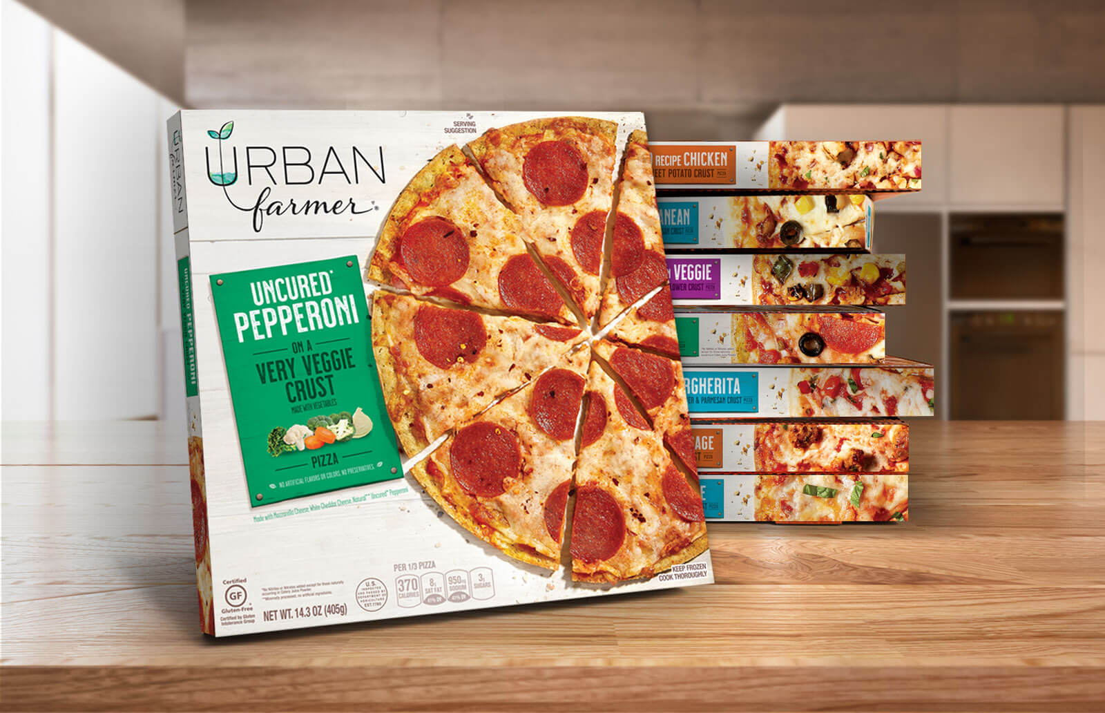 Urban Farmer VeggieCrust Pizzas Pivot Forward