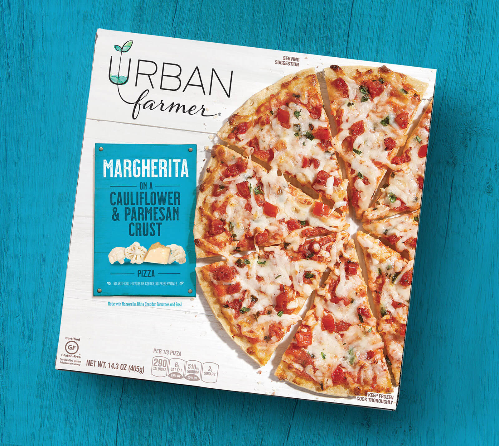 Urban Farmer VeggieCrust Pizzas Pivot Forward