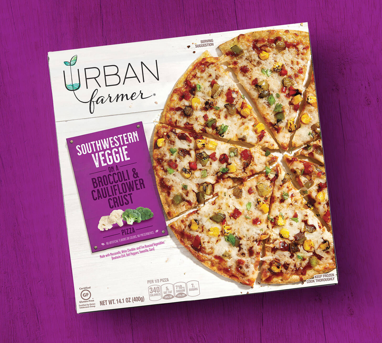 Urban Farmer VeggieCrust Pizzas Pivot Forward