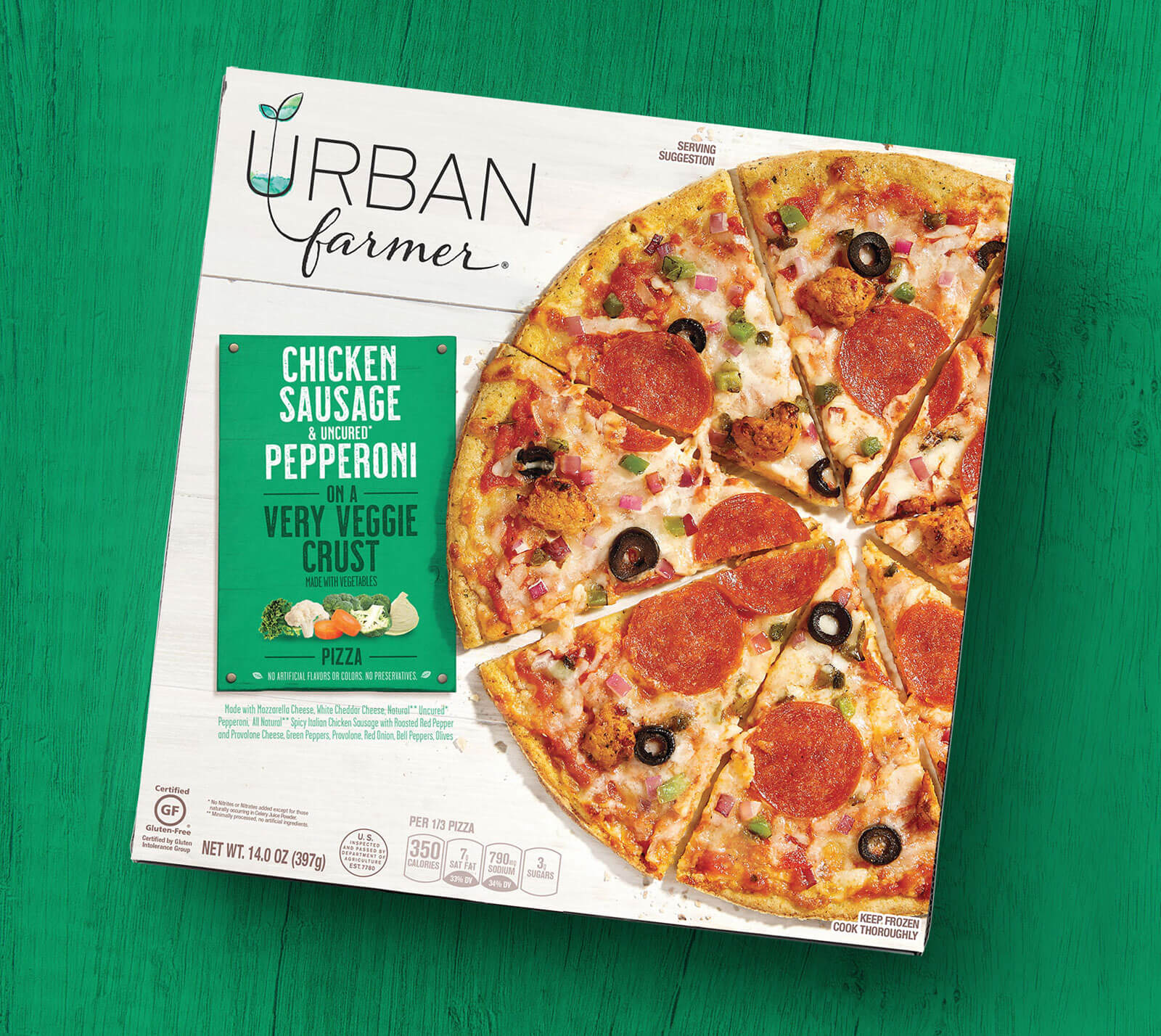 Urban Farmer VeggieCrust Pizzas Pivot Forward