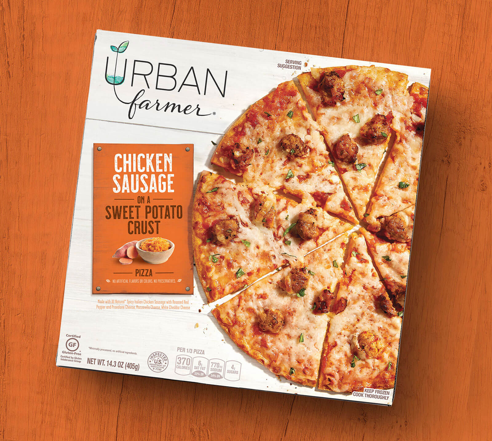 Urban Farmer VeggieCrust Pizzas Pivot Forward