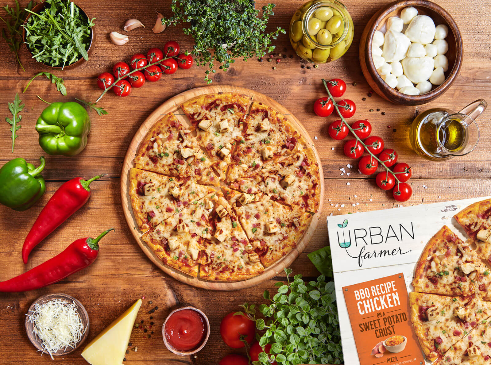 Urban Farmer VeggieCrust Pizzas Pivot Forward