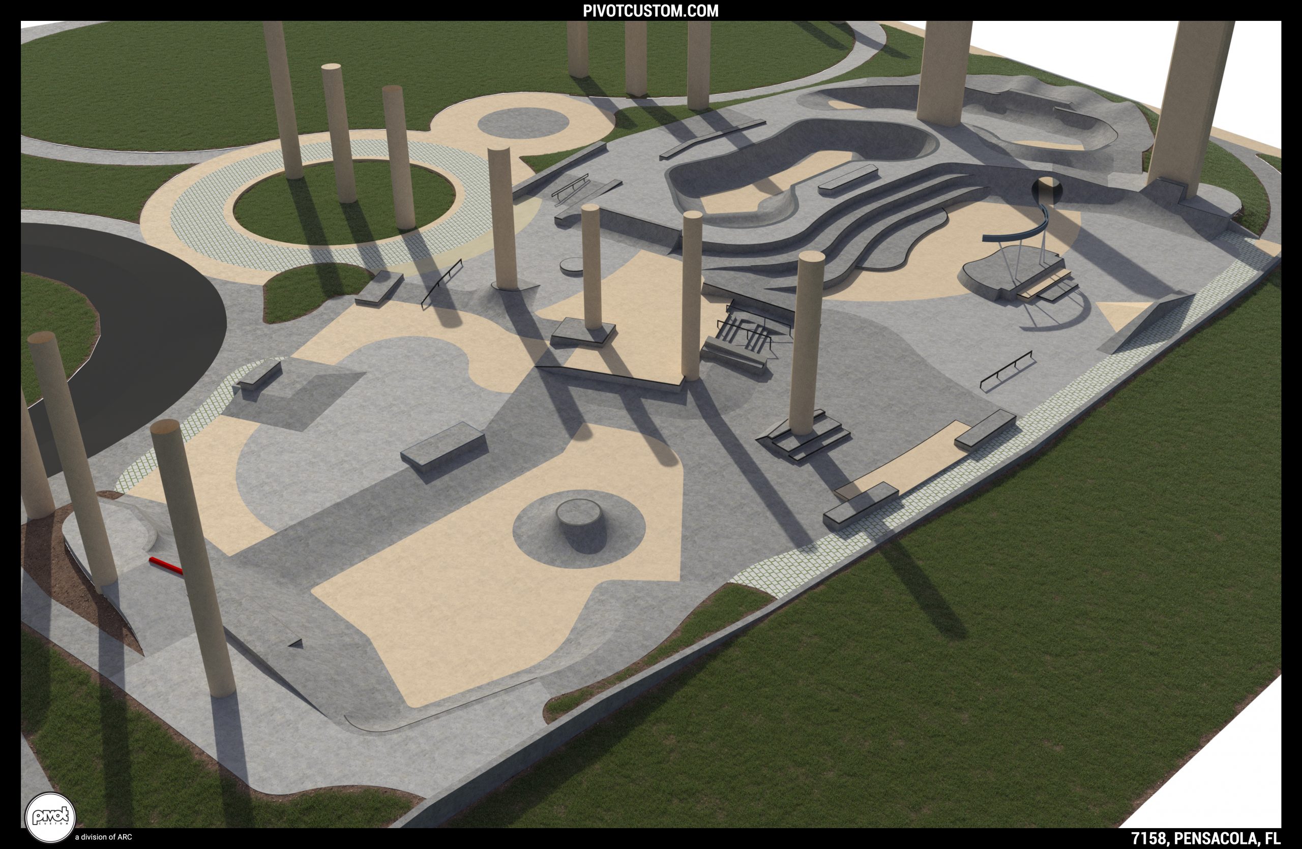 Pensacola Pivot Skate parks