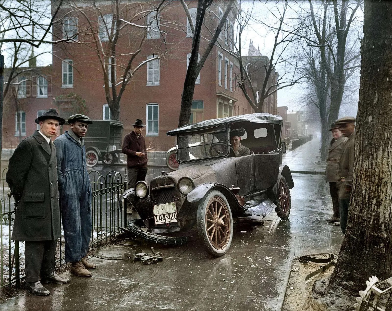 Several Historic Black and White Photos Colorized