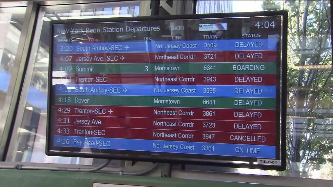 NJ Transit running close to on schedule after delays in and out of Penn