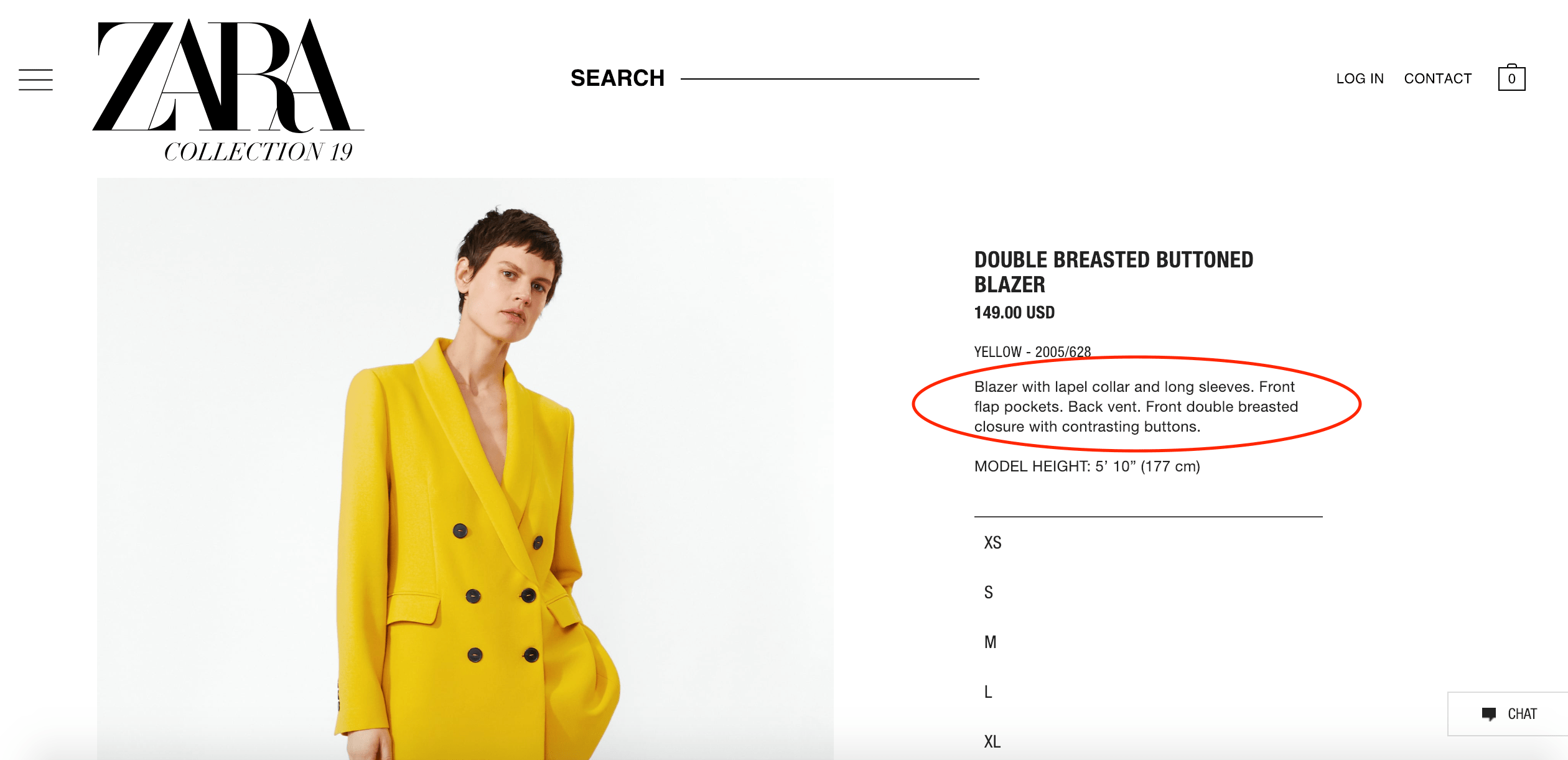 Review of Zara's Product Page Design Pros and Cons