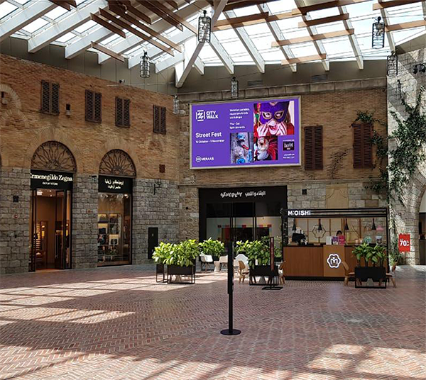 Explore Shopping at the Outlet Village Mall Leading Digital Signage