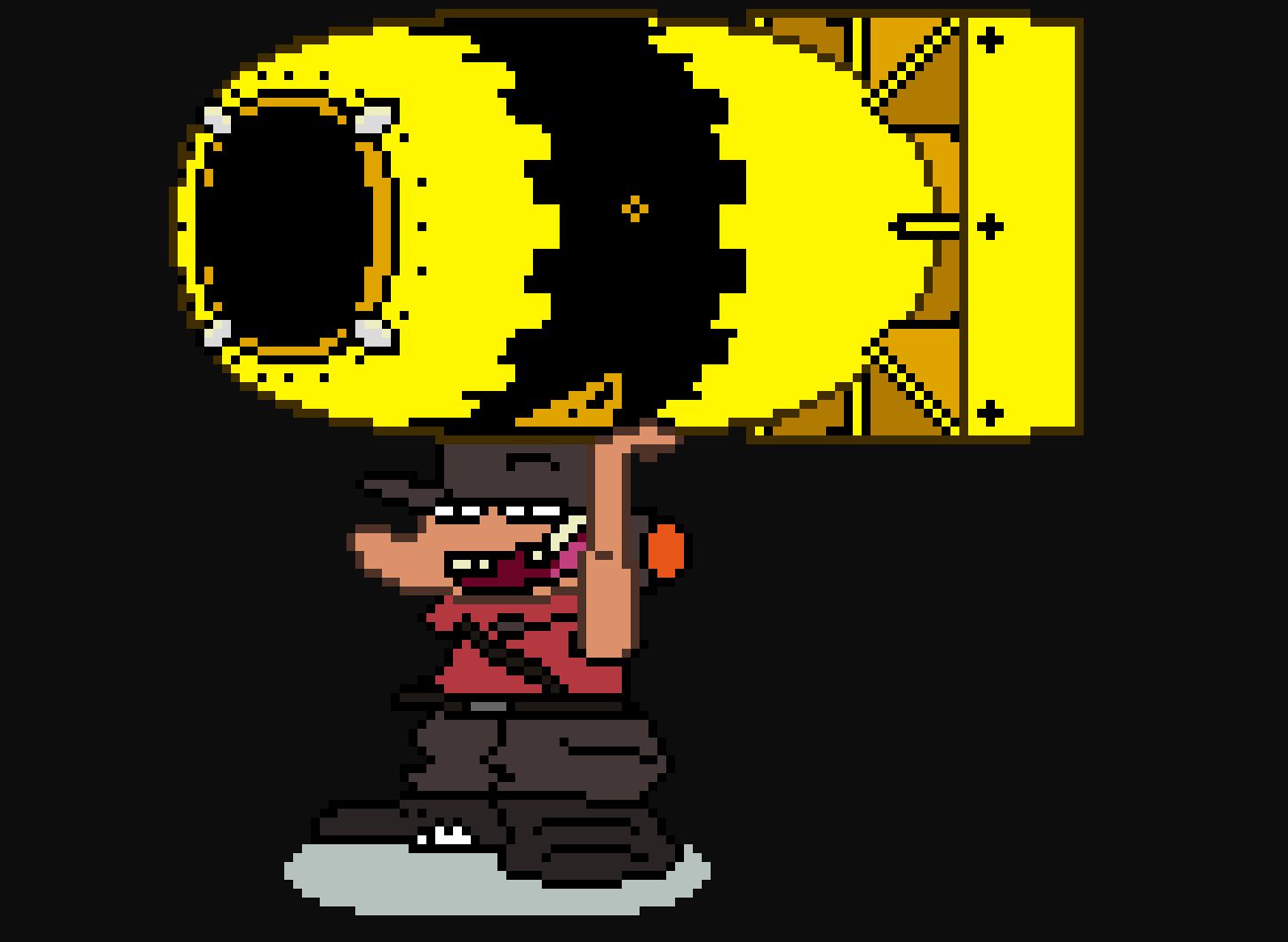 [Scoot] ate some egg rolls, back Pixel Art Maker