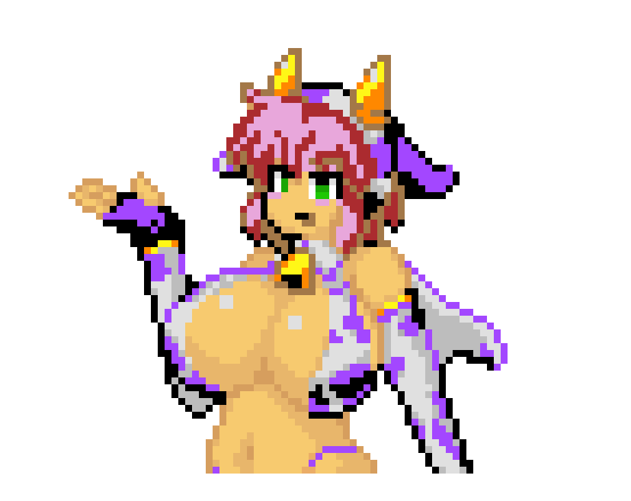 Sexy Anime Girl Pixel Art Maker