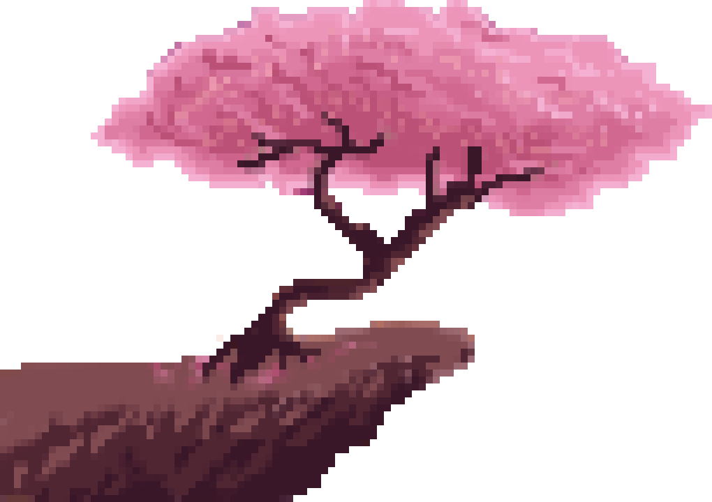 Cherry blossom tree Pixel Art Maker