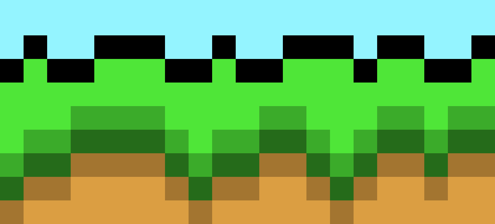Terraria grass tile Pixel Art Maker