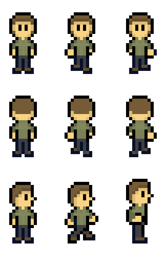 Character Spritesheet Pixel Art Maker