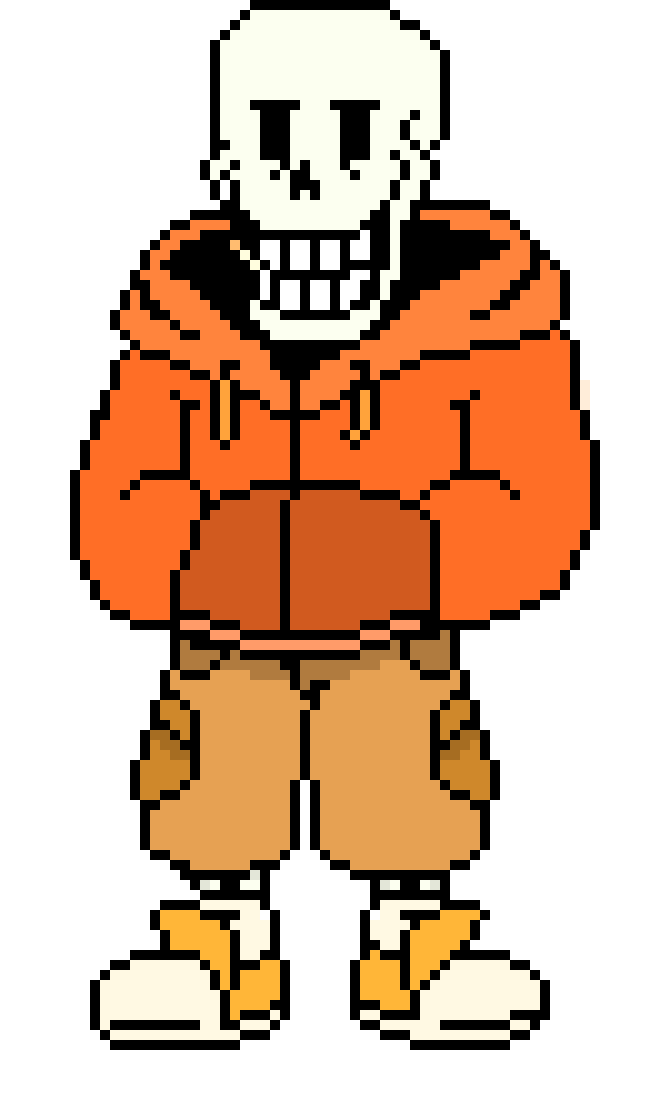 Underswap Papyrus Pixel Art Maker