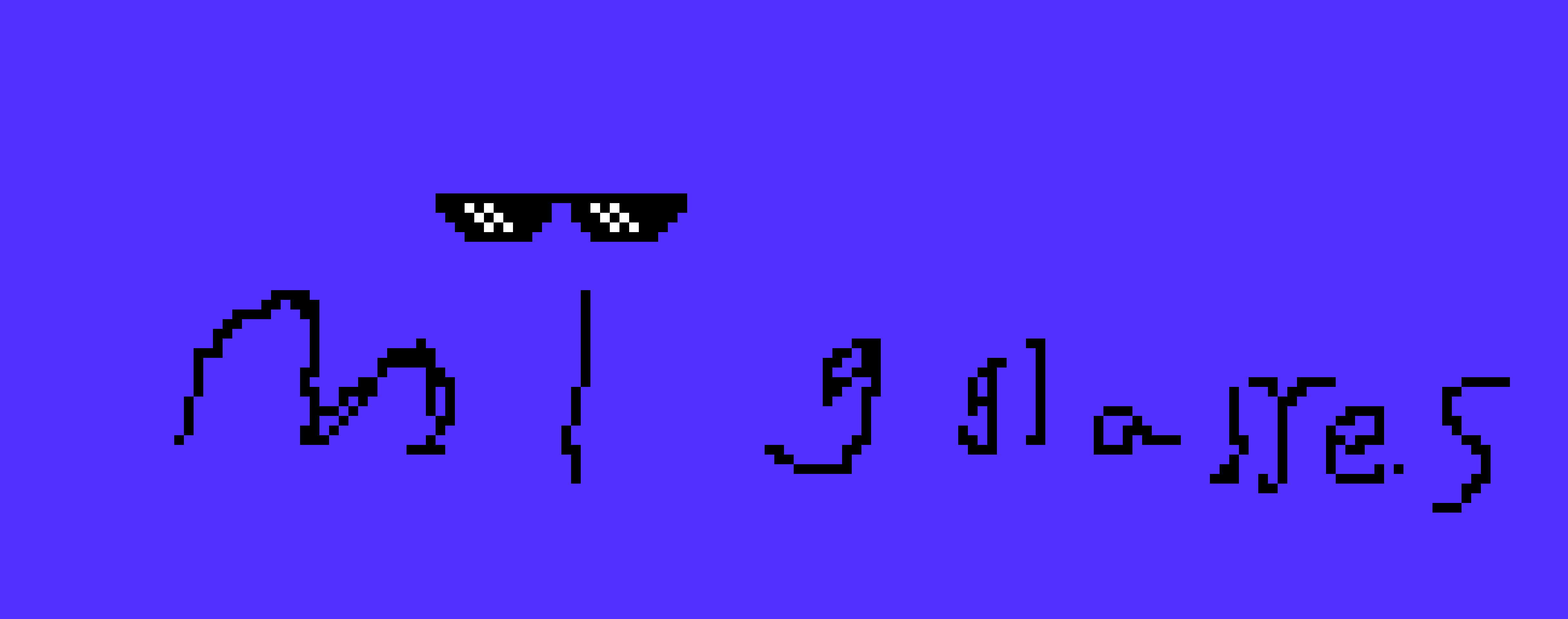 mlg glasses Pixel Art Maker