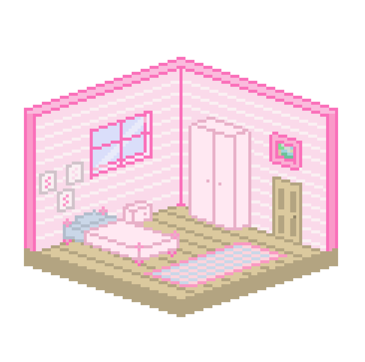 pixel bedroom frostpixi Pixel Art Maker