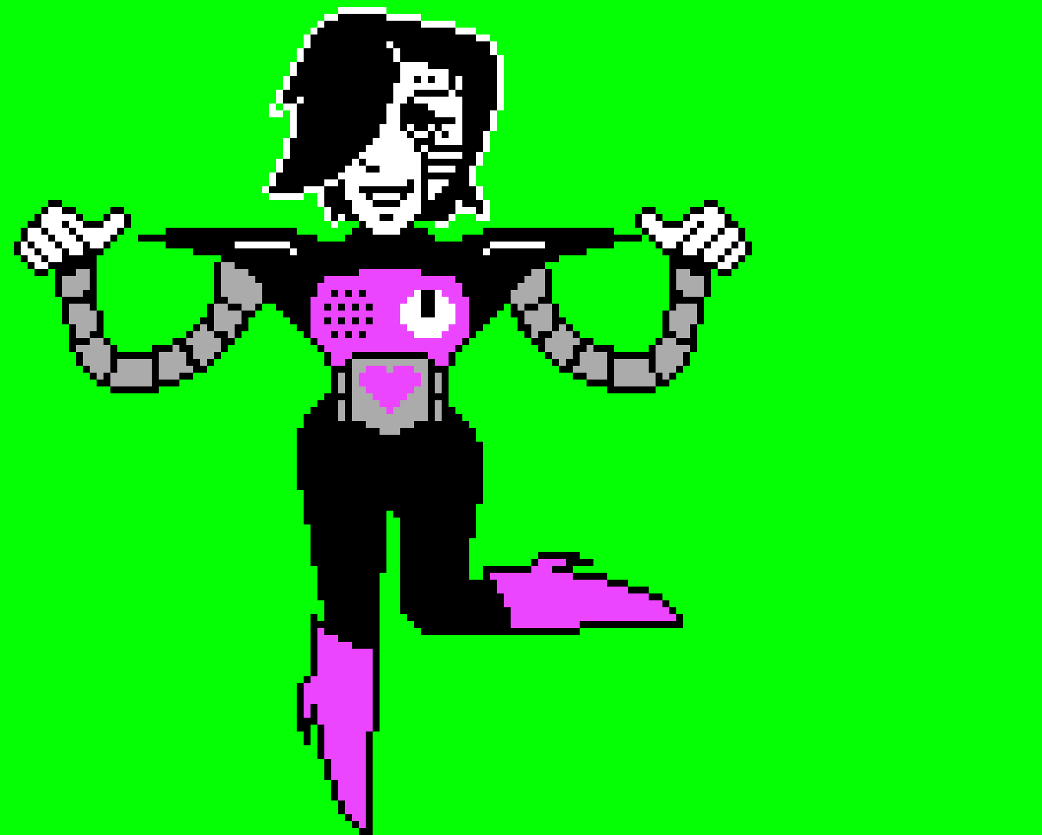 Mettaton EX Pixel Art Maker
