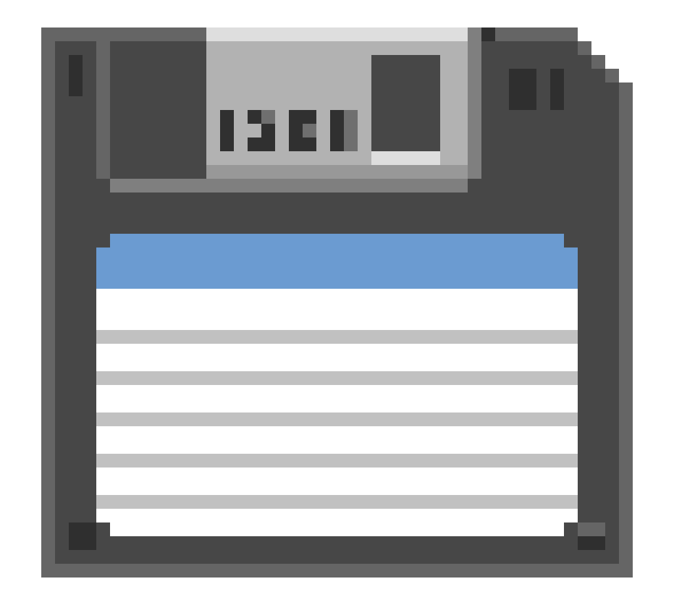 Floppy Disk Large Pixel Art Maker