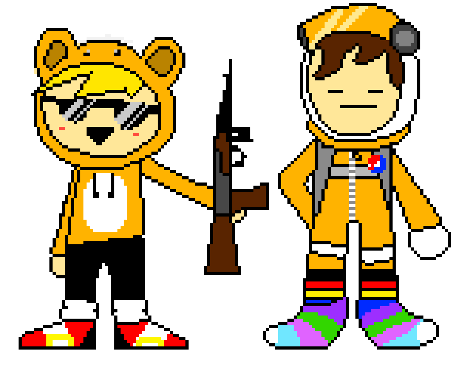 blaza plays and socksfor1 Pixel Art Maker