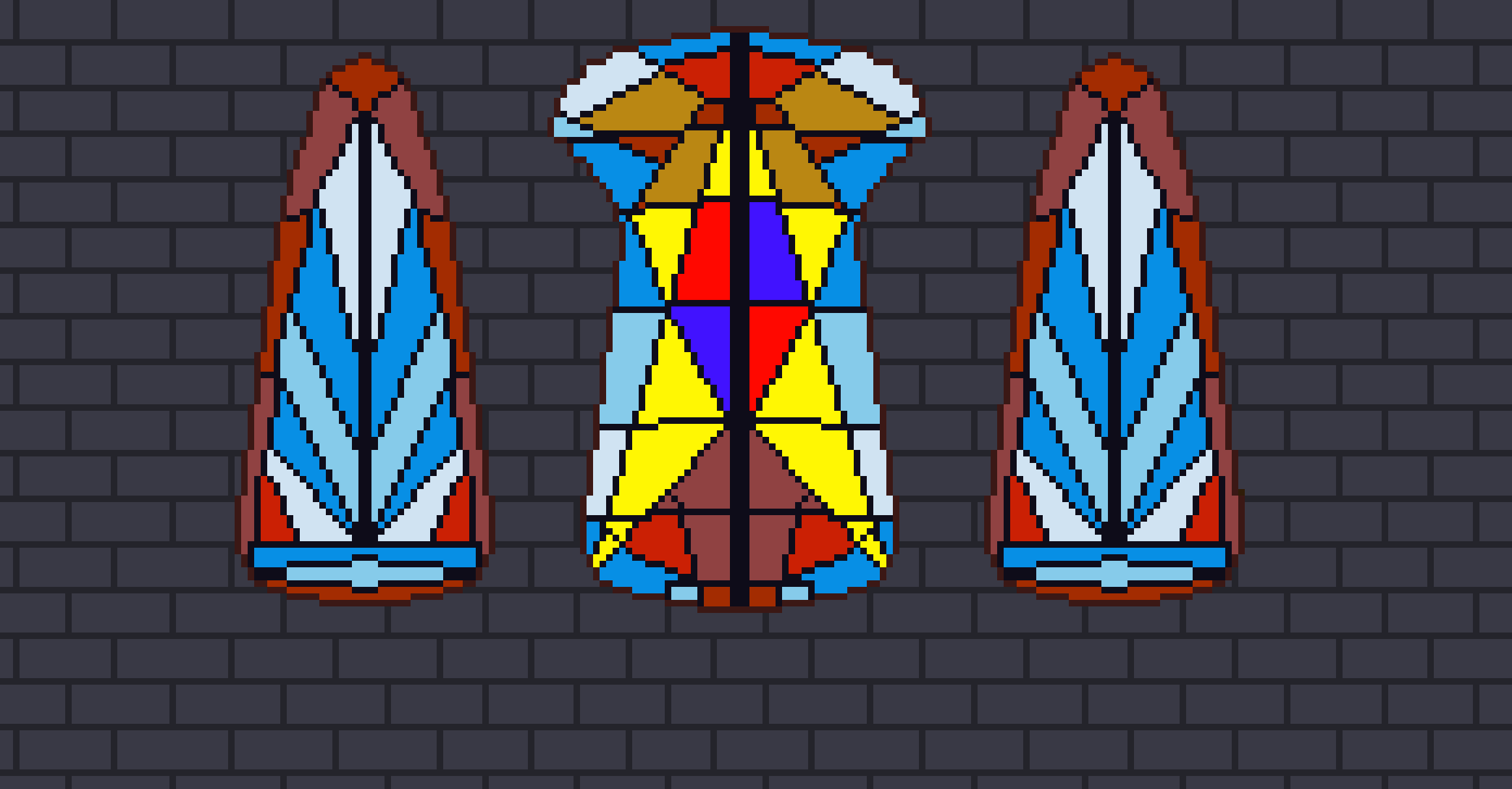 Stained Glass Window Pixel Art Maker