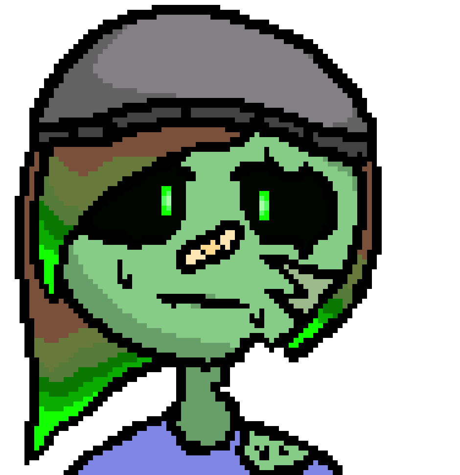 salem is knocked into a wall, creating cracks and chunks to fall off