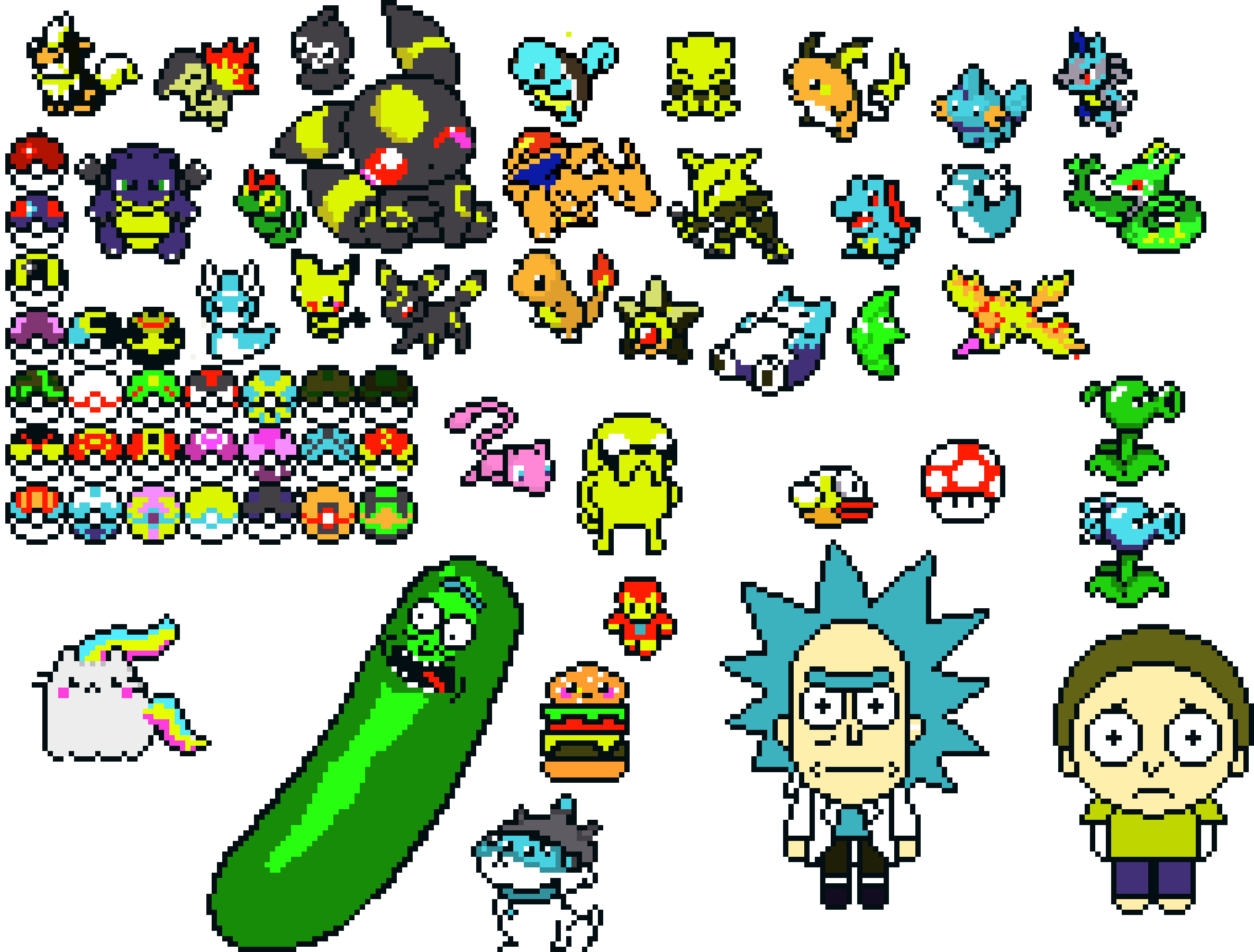 RANDOM PIXEL ART Pixel Art Maker