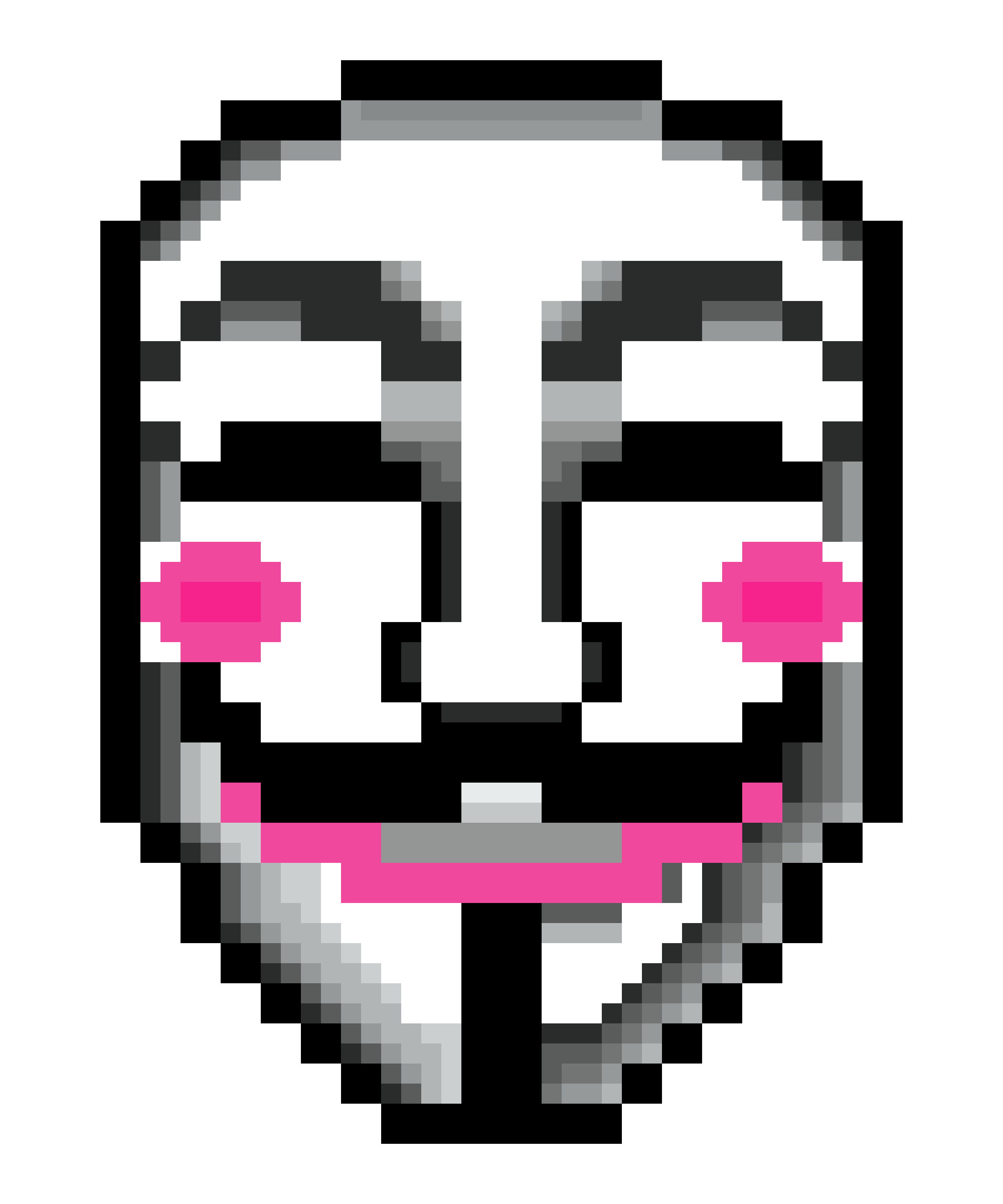 Anonymous Mask Pixel Art Maker