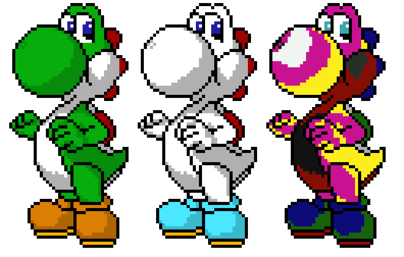 Yoshi Pixel Art Pixel Art Maker