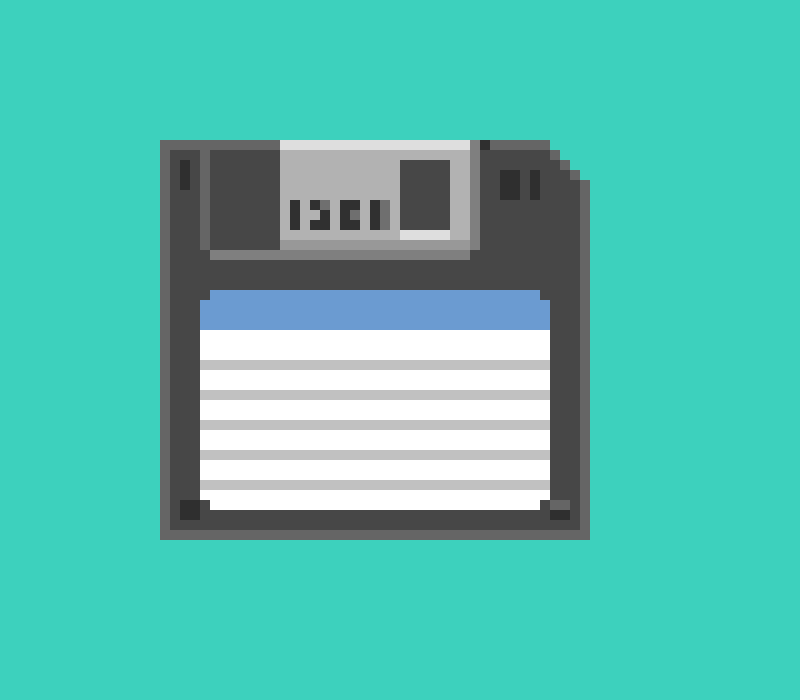 Floppy Disk Large Pixel Art Maker