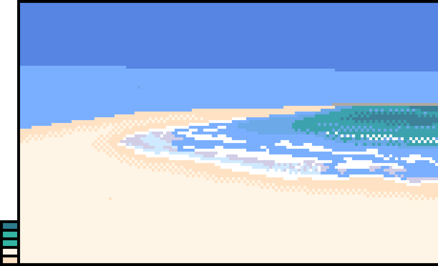 beach Pixel Art Maker