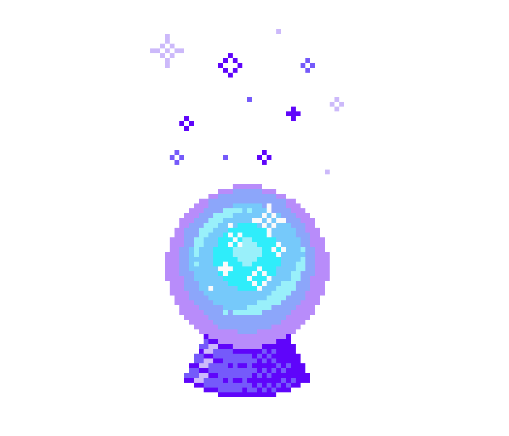 crystal ball Pixel Art Maker