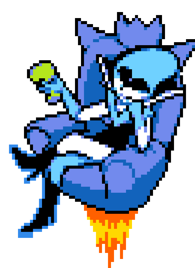 Queen (deltarune) Pixel Art Maker