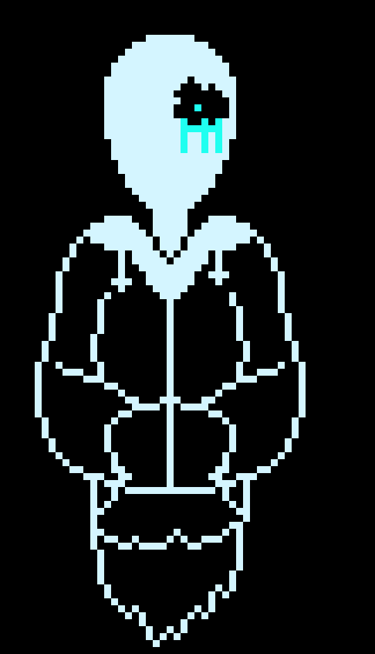 cosmic distance au frozen despair FREEZING v2 by wood man Pixel Art