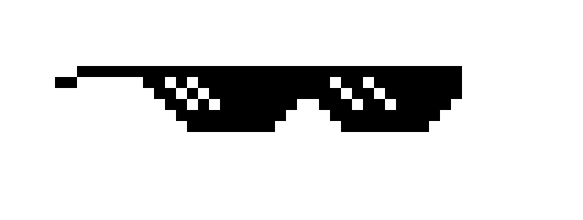 MLG shades Pixel Art Maker