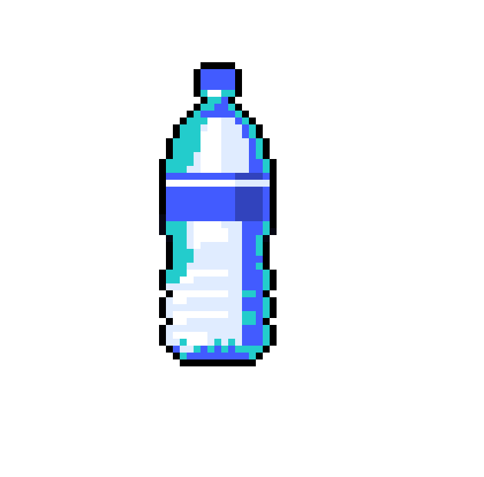 water bottle Pixel Art Maker
