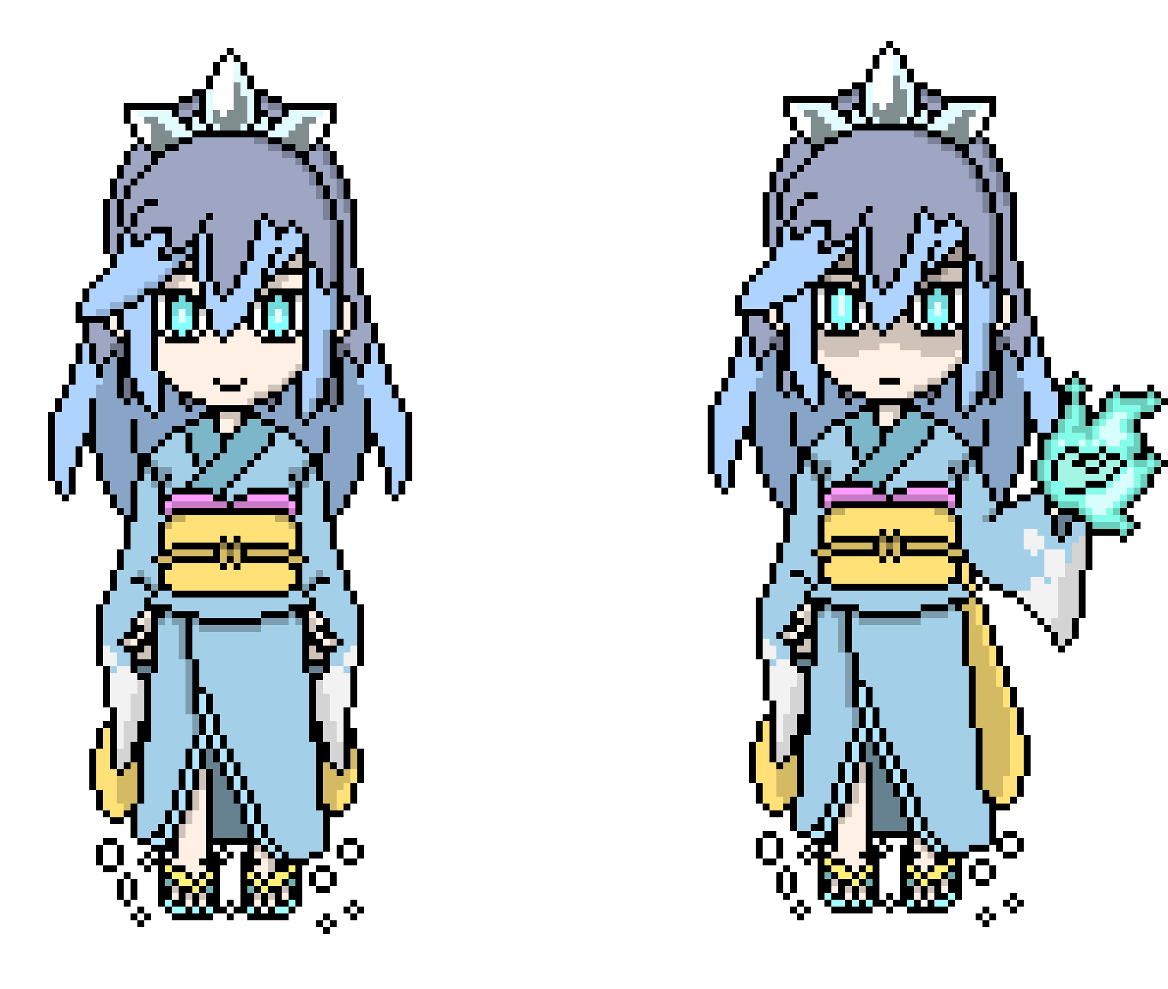 Shading done. Pixel Art Maker