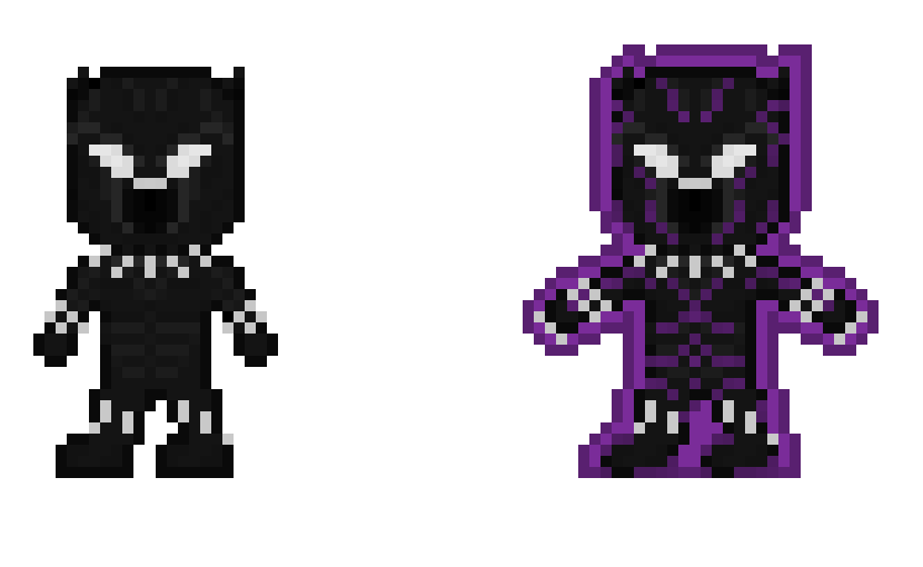 Black Panther Pixel Art Maker