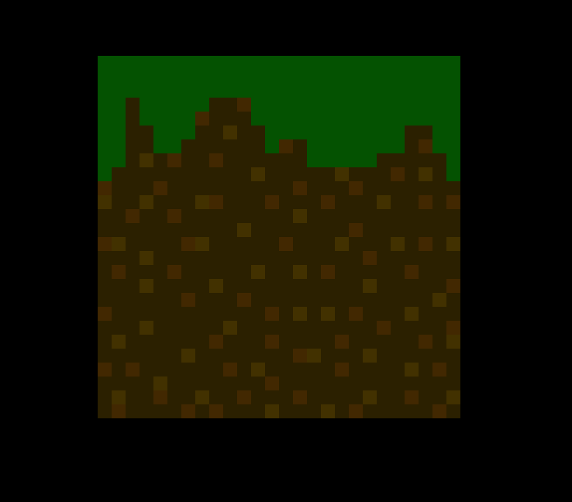 Minecraft Grass Block Pixel Art