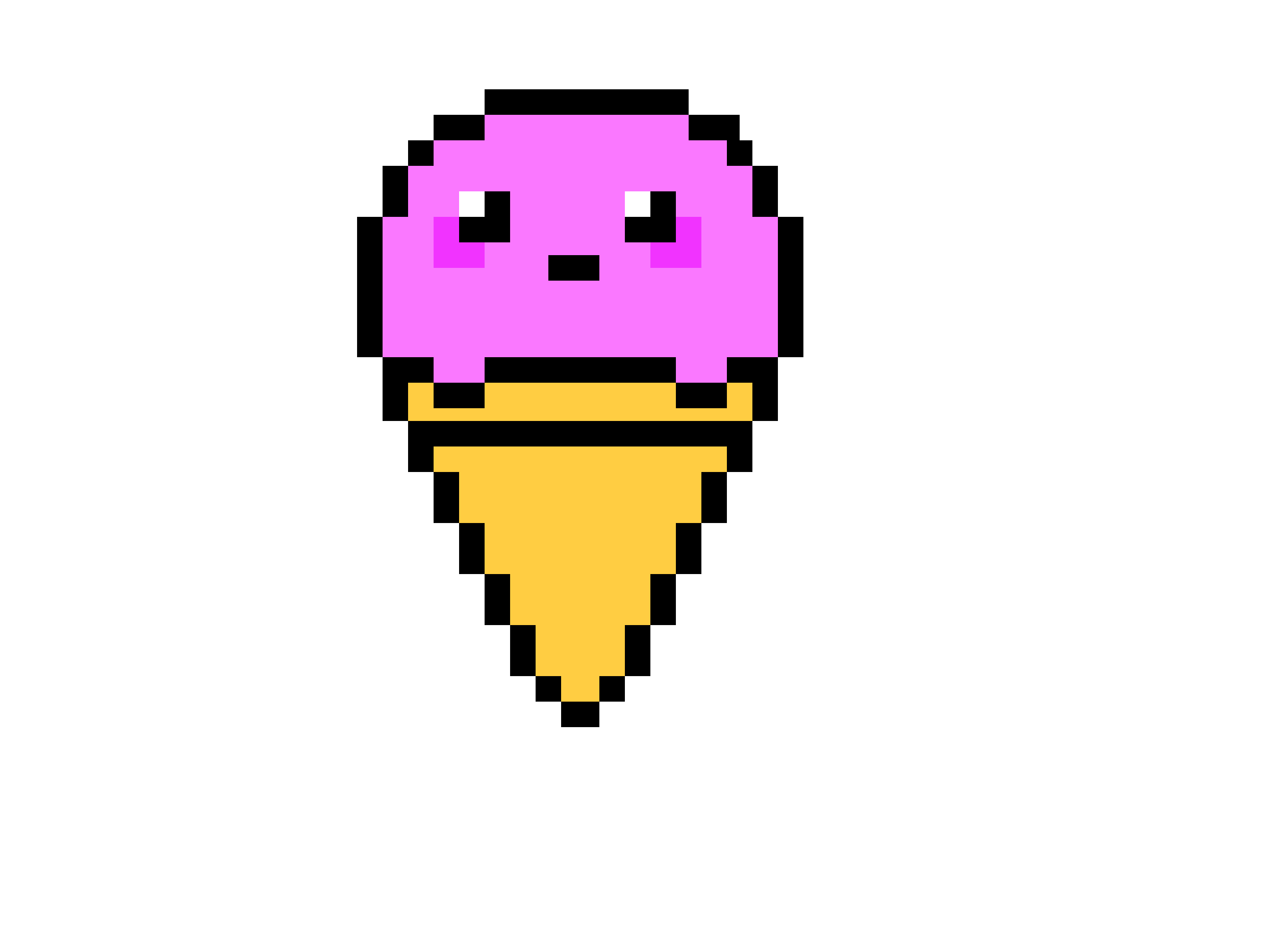 Ice Cream Pixel Art Pixel Art Maker