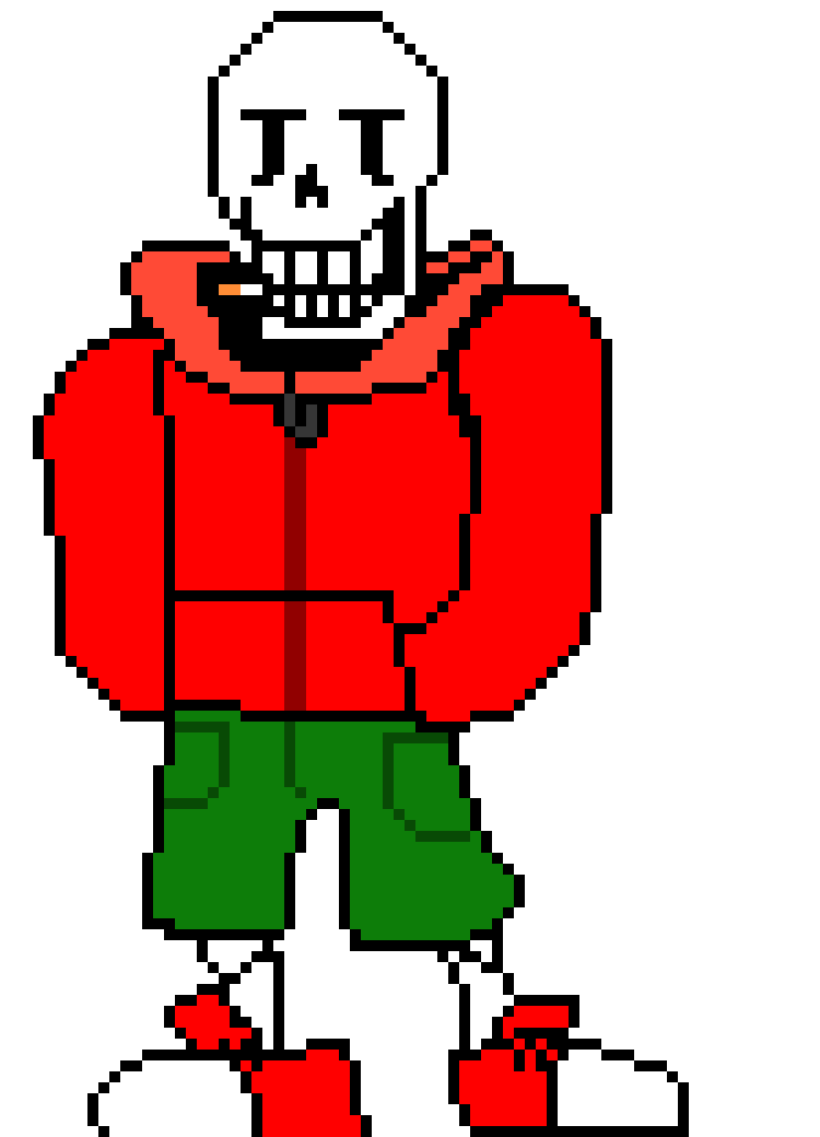 Underswap Papyrus Sprite Pixel Art Maker
