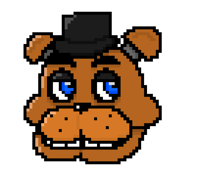 Freddy Fazbear Pixel Art Maker