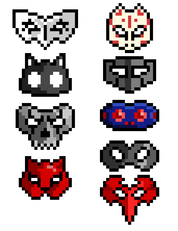 Scream Mask Pixel Art