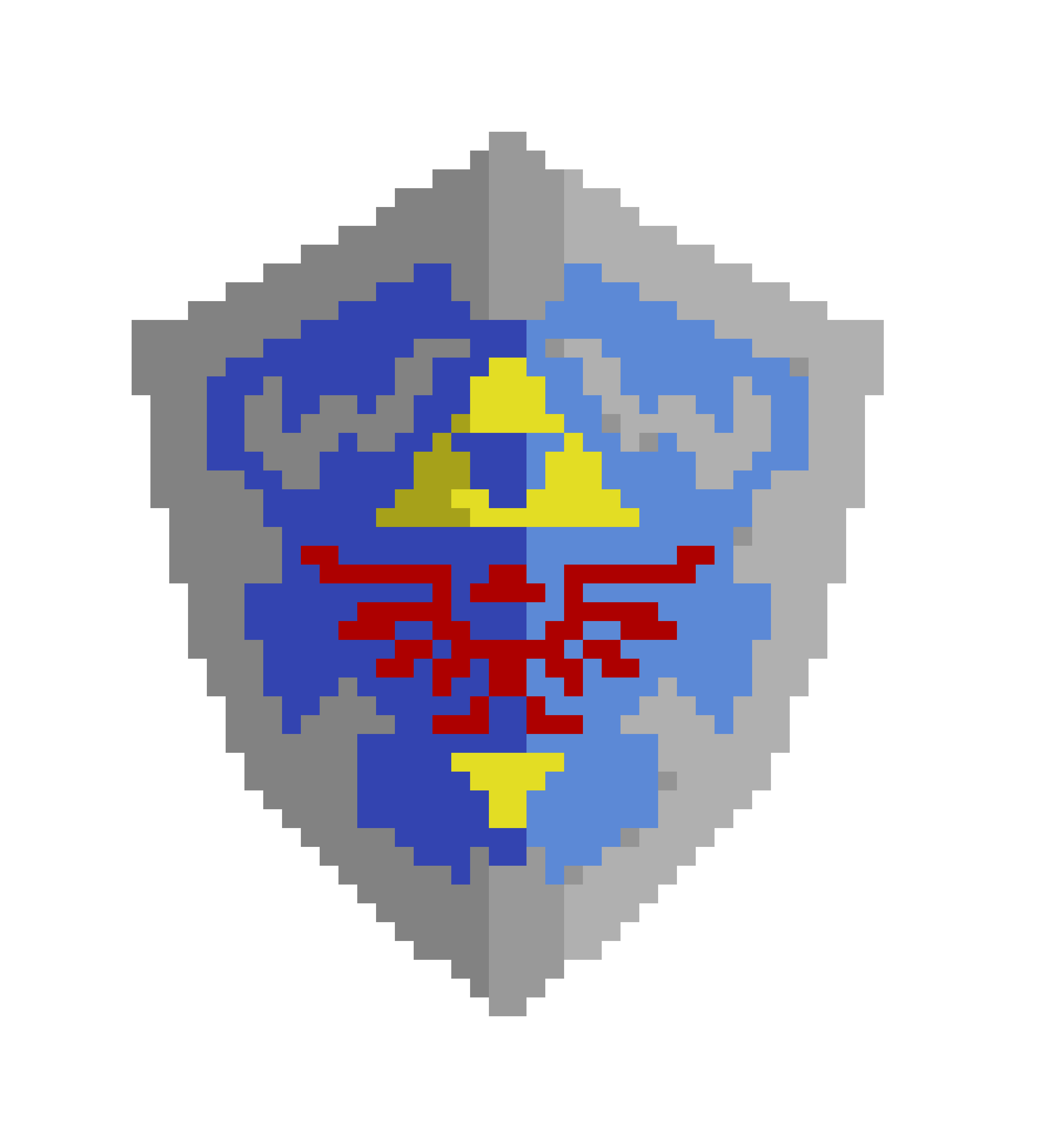 Hylian shield Pixel Art Maker