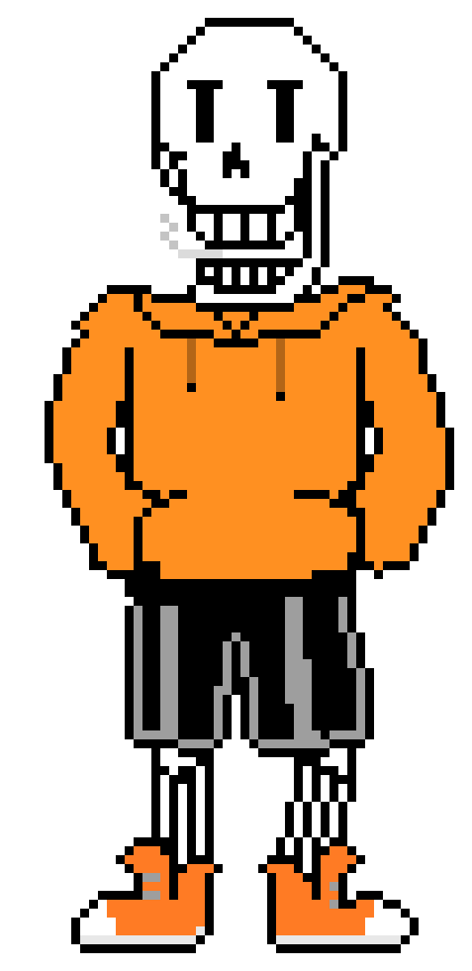 Underswap Papyrus Pixel Art Maker