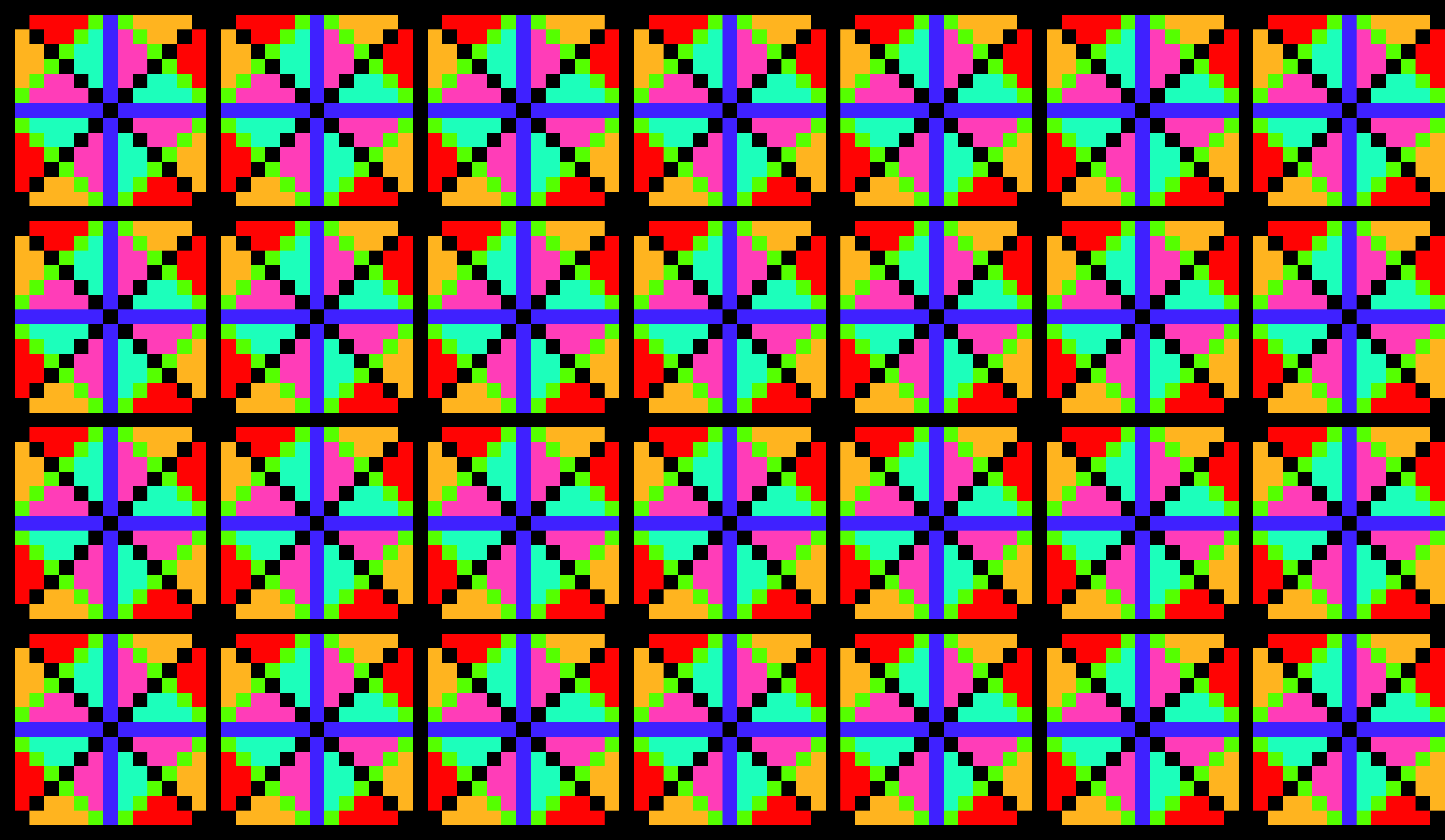Stained Glass Pattern Pixel Art Maker