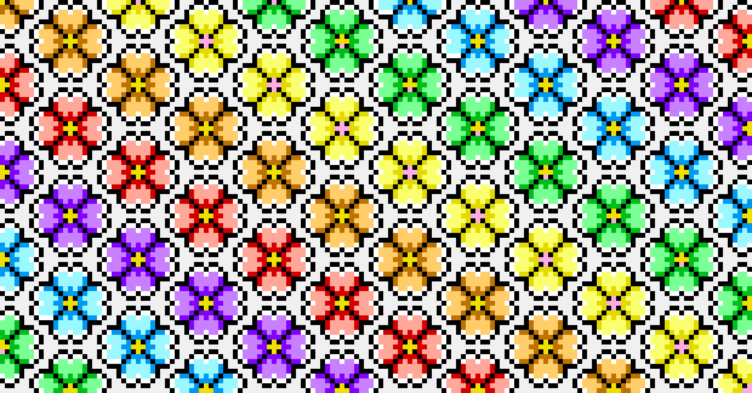 Flowers Pixel Art Maker