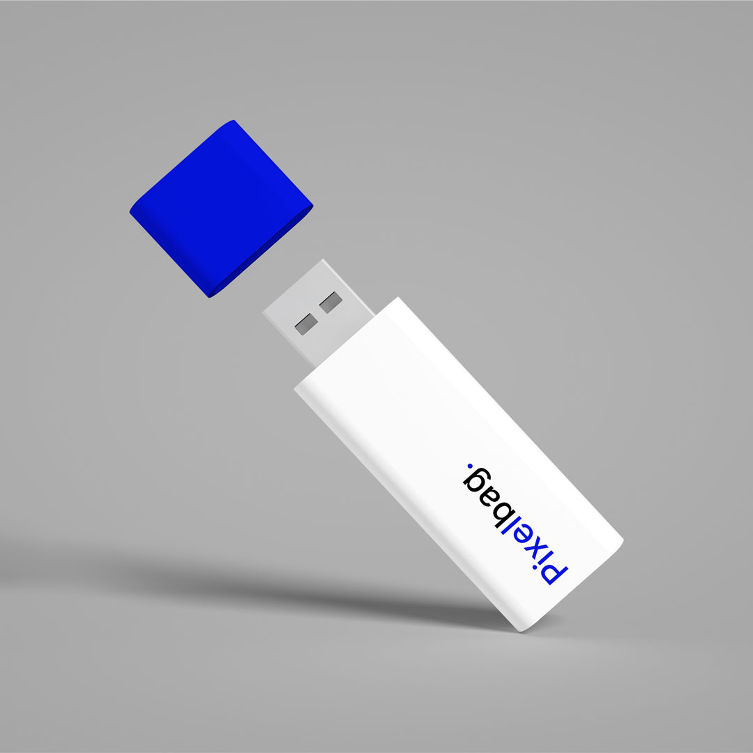 USB Flash Drive Mockup — Pixelbag Free Design Resources